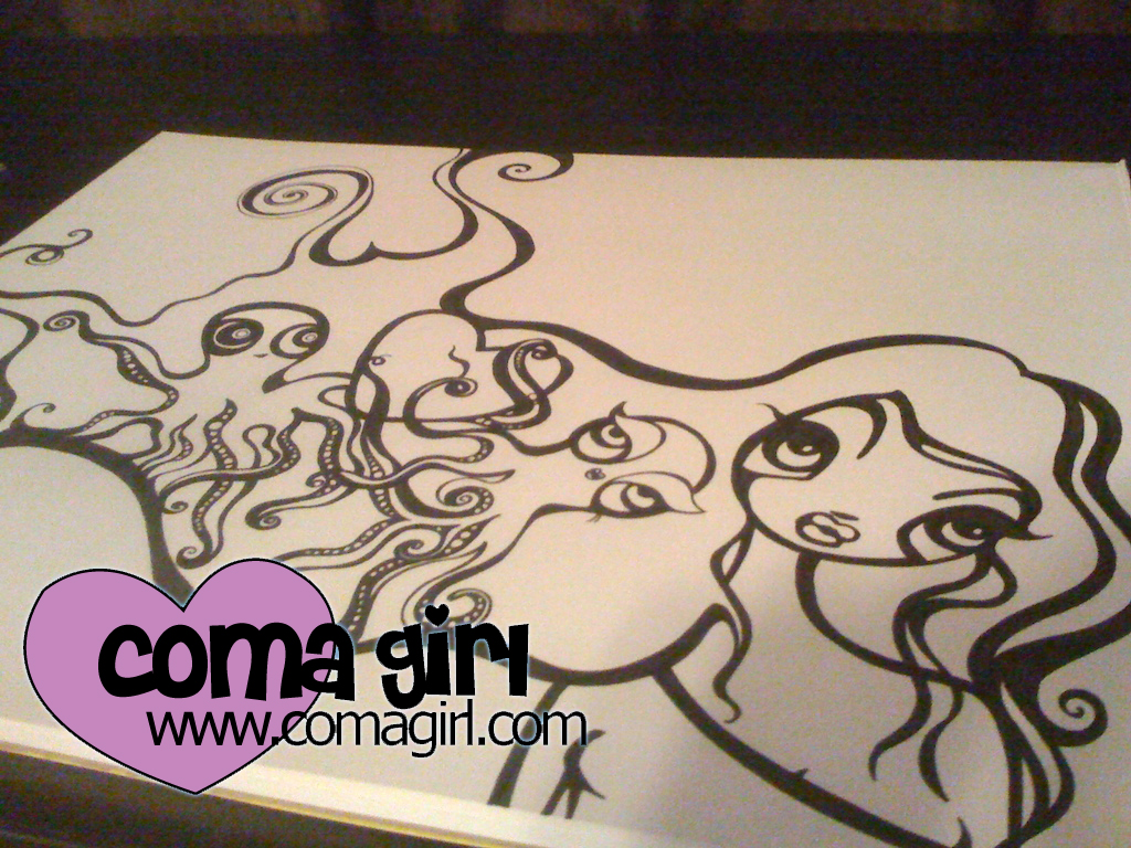 Done Inking Octopussy 1-12-2010