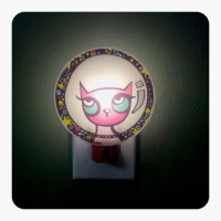 Pink Astrokitty Nightlite