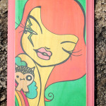 Mila on Wood