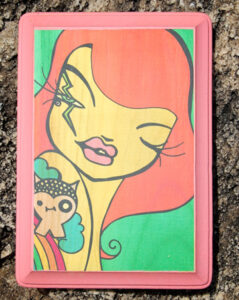Mila on Wood