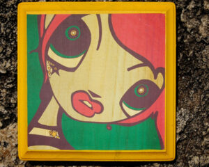 Sadie on Wood