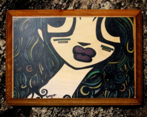 Sylvie on Wood